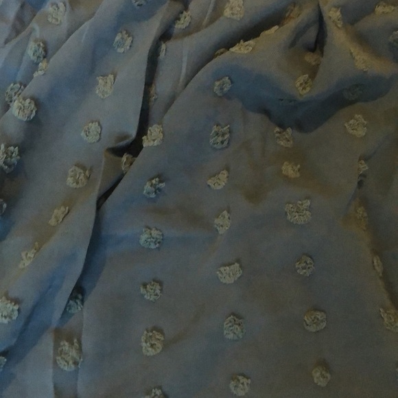 Shein Green sheer off the shoulder large top - Picture 2 of 4